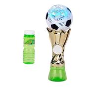 Macchina automatica per bolle, illuminata, flusso continuo con motore silenzioso, gioco per le bolle per bambini all'aperto, giocattolo con stile brillante, attività divertente coppia