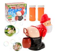 Macchina Automatica Per Bubble Di Santa, Del Sapone Della Scoreggia Macchina Della Bollas Con Luci e Musica Per Bambini Bambine E Ragazzi Per La Festa Di Natale Divertimento A Casa