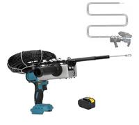 Macchina Automatica per Cablaggio a Parete per elettricisti,Dispositivo di Estrazione e infilaggio della Guida per Cavi,Batteria al Litio da 3,0 Ah,40 m/min,per edilizia idroelettrica 1*Battery
