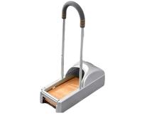 Macchina automatica per copriscarpe, distributore di pellicole in plastica per piedi, luoghi pubblici residenziali, medici, casa, negozio, ufficio, 60X28x18cm(Silver B)