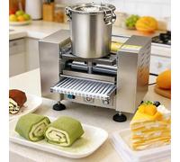 Macchina automatica per creare crepe mille, macchina per crepe a mille strati con stampi da 15,2 cm/20,3 cm per crepe perfette, ideale per uso commerciale