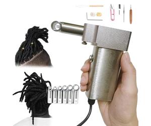 Macchina Automatica Per Dreadlocks, Include 6 Testine (6-16mm), Macchina Istantanea Per Dreadlocks, Macchina Portatile Per Dreadlocks All'uncinetto, Dreadlocks Fai Da Te Facili E Veloci