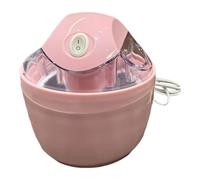 Macchina automatica per gelato, rosa, capacità 500 ml, mini macchina per servire dolci, 14,2 x 16,5 cm, certificata UL GS S-JET 3C, per dolci surgelati fai da te