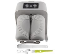 Macchina automatica per gnocchi elettrici con cucchiaio e spazzola, strumento per avvolgere gnocchi domestici per una facile formazione di gnocchi, grigio (Grigio)
