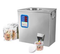 Macchina automatica per il riempimento di polveri commerciali, riempitrice automatica di sacchetti per bottiglie da 1-50 g/200/500 g, macchina per il riempimento di bottiglie di particelle in acciai