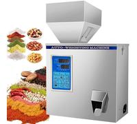 Macchina automatica per il riempimento di prodotti granulari - Confezionatrice e riempitrice automatica (100/200/500 g) - Dosatore per polveri secche, farina, caffè in polvere e glitter(0-100g)