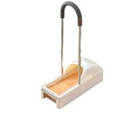Macchina automatica per la distribuzione di copriscarpe, pellicola portatile con 1 rotolo monouso per casa, ufficio, hotel, fabbrica(White B)