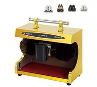 Macchina automatica per la lucidatura delle scarpe, pulisci scarpe elettrico con manico per uso domestico e commerciale, dispositivo completamente automatico per la cura delle scarpe per hotel e hall