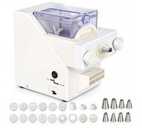 Macchina automatica per la produzione di biscotti, 180 W con 8 ugelli e set | Include 6 stampi per biscotti e 12 stampi per pasta; le parti staccabili supportano varie forme e una pulizia più facile.