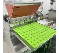 Macchina automatica per la produzione di caramelle da tavolo - Depositore multifunzione per gelatina gommosa, caramelle dure e cioccolato - Design compatto da tavolo, stampi personalizzati, ideale per