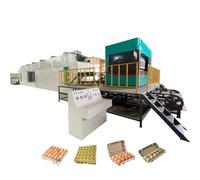 Macchina automatica per la produzione di vassoi per uova - Linea di produzione versatile di cartoni per uova per vari imballaggi, vassoi per torte e altro ancora