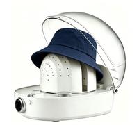 Macchina Automatica per la Pulizia dei Cappellini e Cura dei Cappelli, Sistema di Stiratura e Asciugatura a Vapore a 4 Modalità con 82 Fori per il Vapore, Aria Calda e Fredda e Telaio di Supporto Rego