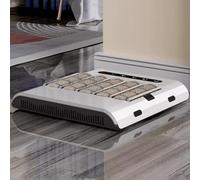 Macchina automatica per la pulizia della suola della scarpa, lucidatrice ricaricabile a induzione, 2600 mAh, per uso commerciale in hotel, banche, edifici