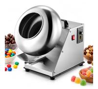 Macchina Automatica Per La Rivestitura Di Compresse, Macchina Per La Copertura Del Cioccolato Con Velocità Variabile Da 10 A 90 Giri/min, Da 1 A 4 Kg/h, 300 Mm Per Arachidi, Mandorle E Caramelle