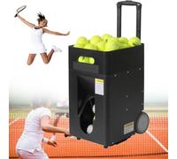 Macchina automatica per lanciare palline da tennis, telecomando con asta regolabile, capacità di 50 palline, intervallo di lancio di 2-8 secondi, perfetta per allenamento e principianti