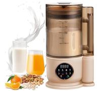 Macchina automatica per latte di soia, 1,5 l, con funzione autopulente, 12 lame, copertura insonorizzata, timer di ritardo 24 ore, per latte di mandorle, latte d'avena e succo