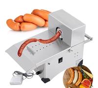 Macchina automatica per legare e annodare salsicce, macchina per legare budelli di salsiccia, diametro massimo 50 mm, lunghezza regolabile (0-24 cm), per supermercati, macellerie,A