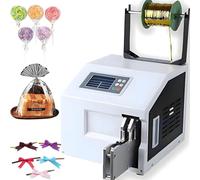 Macchina automatica per legare il legame a spirale Macchina per impacchettamento di tenuta con legami metallici a torsione Attrezzatura semi automatica di chiusura per sacchetti per giocattoli da pane