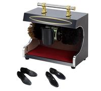 Macchina automatica per lucidare le scarpe commerciale con spazzole lucidate morbide a induzione per una lucentezza efficiente in famiglia, hotel e banca