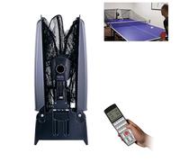 Macchina Automatica per Palline da Ping pong, Robot da Ping pong con Rete per la Raccolta delle Palline, Professionale Tennis da Tavolo Attrezzatura da Allenamento con 16 Diverse Palline Rotanti