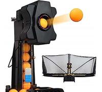 Macchina automatica per palline da ping pong robot da ping pong per allenamento - Pratica e riciclare la rete - Macchina per palline da allenamento per ping pong