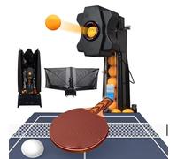 Macchina automatica per palline da ping pong, robot lanciatore multi spin multi goccia ping pong, macchina portatile con facile installazione