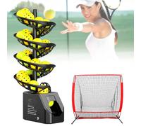 Macchina automatica per palline da tennis con telecomando, facile da usare per l'allenamento e la pratica di coaching