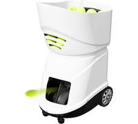 Macchina automatica per palline da tennis per pratica e allenamento, alimentatore portatile con capacità di 100 palline, ideale per esercitazioni soliste e miglioramento delle abilità