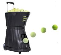 Macchina automatica per palline da tennis per pratica e allenamento, alimentatore portatile con capacità di 100 palline, ideale per esercitazioni soliste e miglioramento delle abilità
