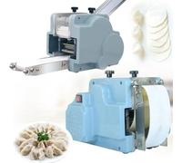 Macchina automatica per ravioli, involtini primavera/pierogi/ravioli/momo con stampo rotondo da 8 cm, impasto per 50-60 pezzi/minuto