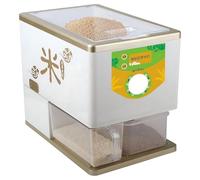 Macchina automatica per risaia, efficiente, resa 250-500g/min, scatola di crusca rimovibile, ventola ad alta velocità per riso marrone chiaro e macinato