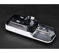 Macchina automatica per sigarette elettriche aggiornata, per sigarette a base di erbe e sigarette, macchina per iniettori, regalo per il papà degli uomini (bianco)