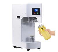 Macchina automatica per sigillare lattine per bibite gassate e birra, altezza regolabile, macchina elettrica per giunture per lattine di plastica e alluminio, durevole e facile da usare