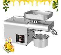 Macchina automatica per spremitura dell'olio Estrattore elettrico di olio essenziale Macchina spremiolio acciaio inossidabile per commerciale domestico Colza Noci Olive