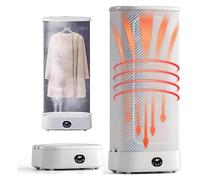 Macchina automatica per stirare da 1000 w, essiccatore elettrico, ferro vapore verticale, pieghevole, vaporizzatore senza fili per indumenti e tessuti, vapore ed essiccazione.