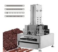 Macchina automatica per triturare il cioccolato, velocità regolabile con design a quattro lame e raschietti sagomati per una preparazione efficiente degli alimenti