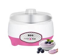 Macchina automatica per yogurt, produttore di yogurt elettrico con contenitore interno in acciaio inossidabile da 1,2 litri, rivestimento in acciaio inossidabile a temperatura costante per la casa