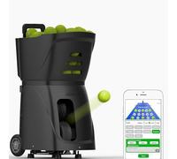 Macchina automatica portatile per palline da tennis con telecomando, batteria al litio e modalità di allenamento multifunzione, perfetta per la pratica