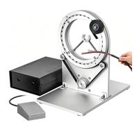 Macchina Avvolgitrice a Nastro Elettrico con Rotazione a 360°, Velocità 10-1500 Giri/min, Comando a Pedale, Avvolgimento in Senso Diretto e Inverso, per Nastri di Larghezza Compresa Tra 2 e 125 mm
