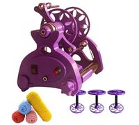 Macchina Avvolgitrice Automatica Per Filati, Filatrice Reversibile Multiuso, Regolazione Della Velocità, Commutazione Avanti/indietro a Filo Singolo/multifilo, Con 3 Bobine Piccole, Per La Tessitura E