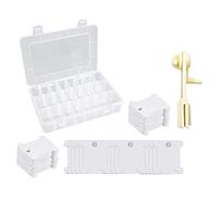 Macchina avvolgitrice di bobine Bobina for filo intere da 24 griglie con avvolgitore for bobina, carte leggere in filo di cartone for bobina a mano for l'avvolgimento 'organizzazione del ricamo