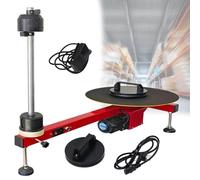 Macchina avvolgitrice elettrica per film estensibile - Strumento dispenser per rotoli di film estensibile fino a 70 cm, avvolgitore per cartone da tavolo con piatto girevole da 40 cm