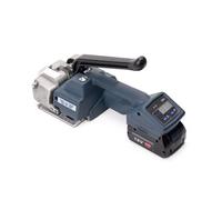 Macchina avvolgitrice elettrica portatile 13-16mm PP PET Strap V1 Strumenti for imballaggio della macchina reggiatrice for scatola di cartone Per uso fai da te(Two battery)