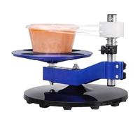 Macchina avvolgitrice manuale per alimenti con rotazione di 360° e altezza regolabile per la sigillatura del coperchio e l'imballaggio del contenitore