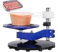 Macchina avvolgitrice manuale per alimenti con sigillante regolabile per imballaggio efficiente del coperchio in ristoranti e contenitori per zuppe