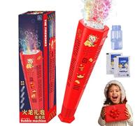 Macchina Bolla per macchina per bolle - Macchina per bolle Anno del Serpente | Macchina per bolle ricaricabile a 20 fori, con suono e luce realistici, per, Festival di Primavera