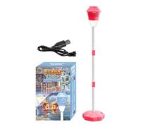 Macchina Bolla Torcia Esterna - Produttore Automatico Di Bolle | 7.87x7.87x20.47 Pollici Lampada Da Giardina GIOCATORI ESTERNI | Macchina con E Musica | Lampada Ricaricabile