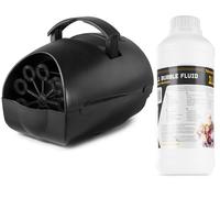 MACCHINA BOLLE DI SAPONE (batteria o corrente) + 1 LT. LIQUIDO x party feste