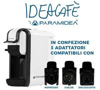 MACCHINA CAFFE' 1450W BIANCA 19 BAR 3 IN 1 NESPRESSO/DOLCEGUSTO/CIALDA PYRAMIDEA