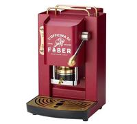 MACCHINA CAFFE A CIALDE FABER PRO DELUXE CHERRY RED + 50 CARPE DIEM
